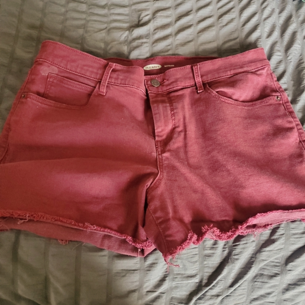 Maroon old navy shorts